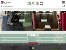 Tablet Screenshot of ks-gruppen.dk